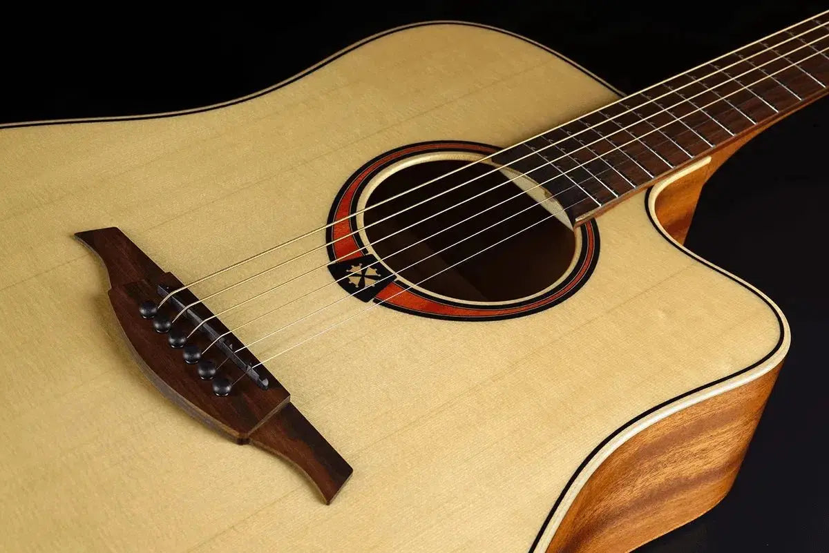 LAG TRAMONTANE 88 T88DCE DREADNOUGHT CUTAWAY ELECTRO - Richards Guitars Of Stratford Upon Avon