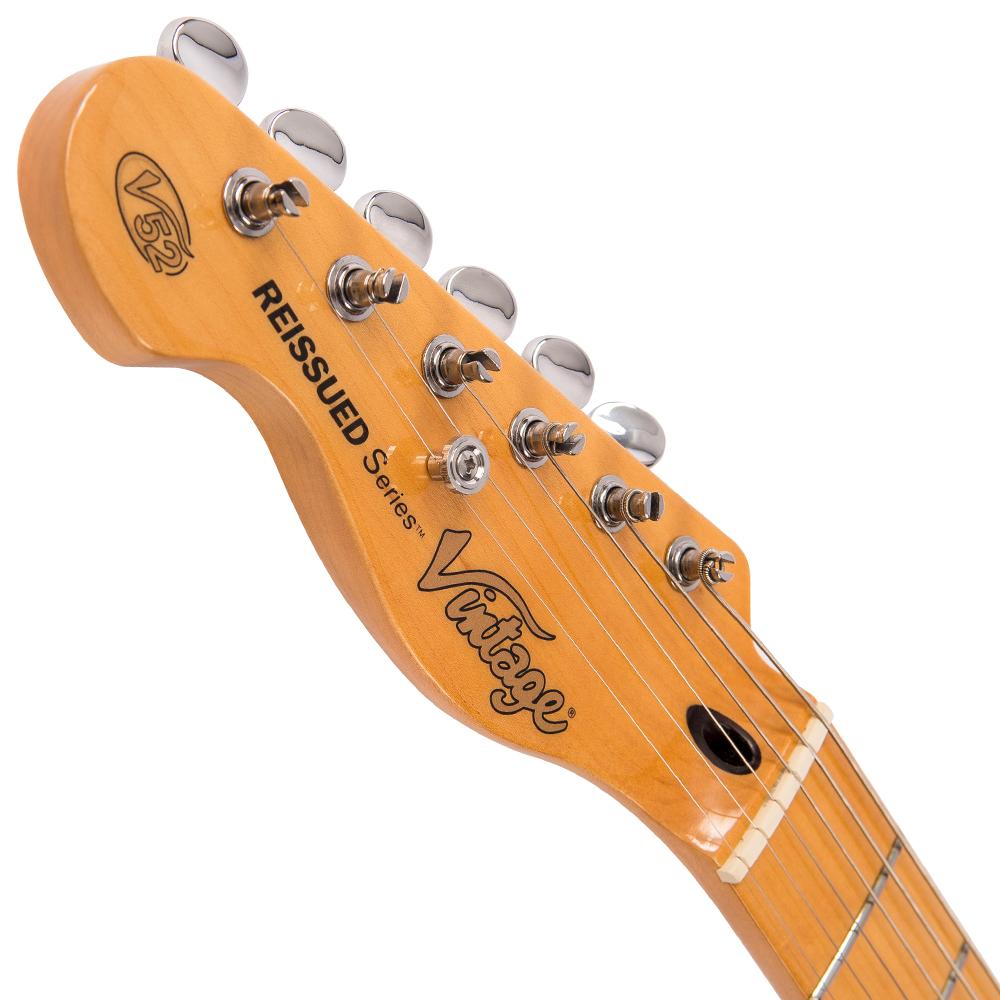 Vintage V52 ReIssued Electric Guitar ~ Left Hand Butterscotch, Left Hand Electric Guitars for sale at Richards Guitars.
