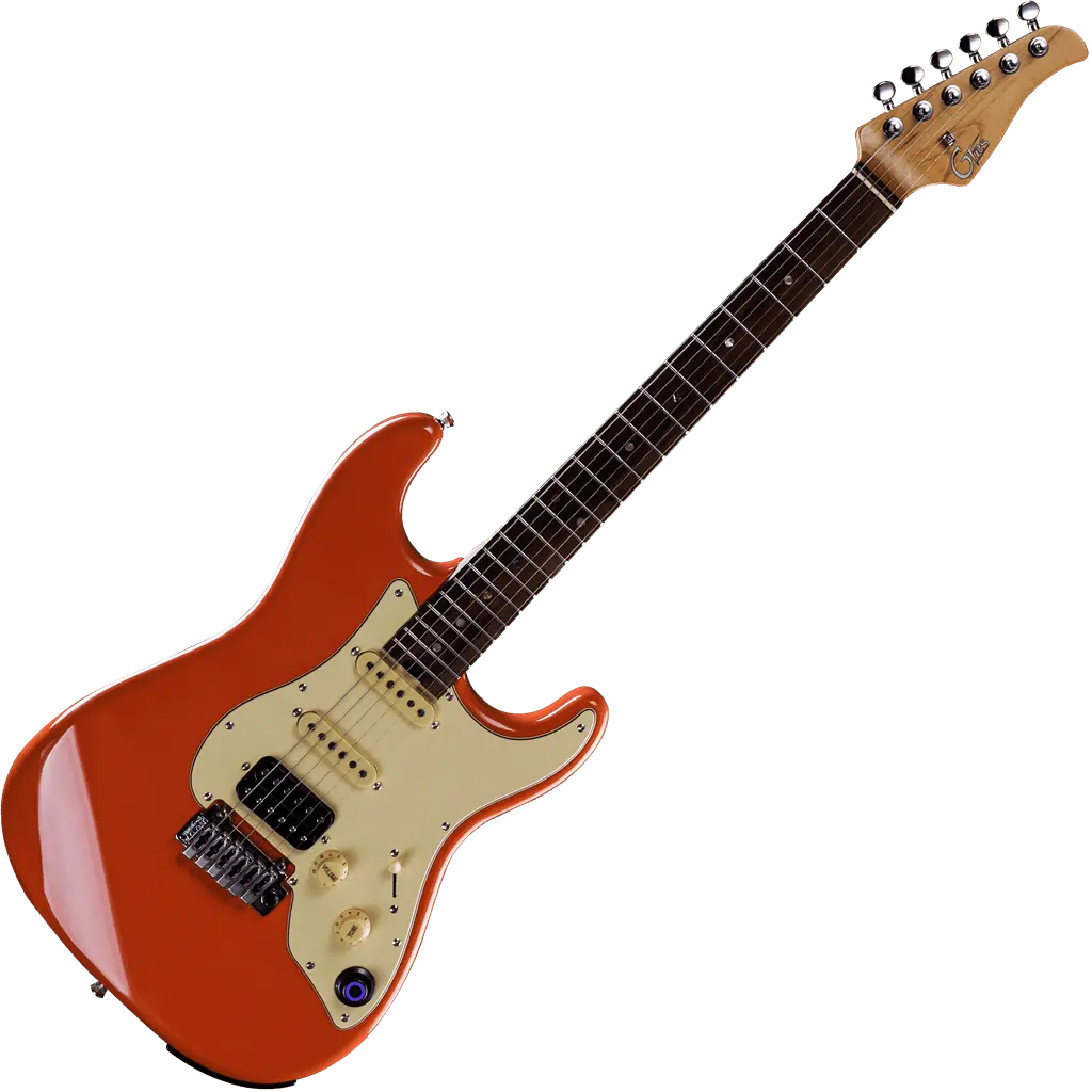 Buy MOOER GTRS PRO 800 FIESTA RED RN Inteligent Guitar With Built In Effects & Programmable App + £225 Of Custom Pro Setup & Backup Service