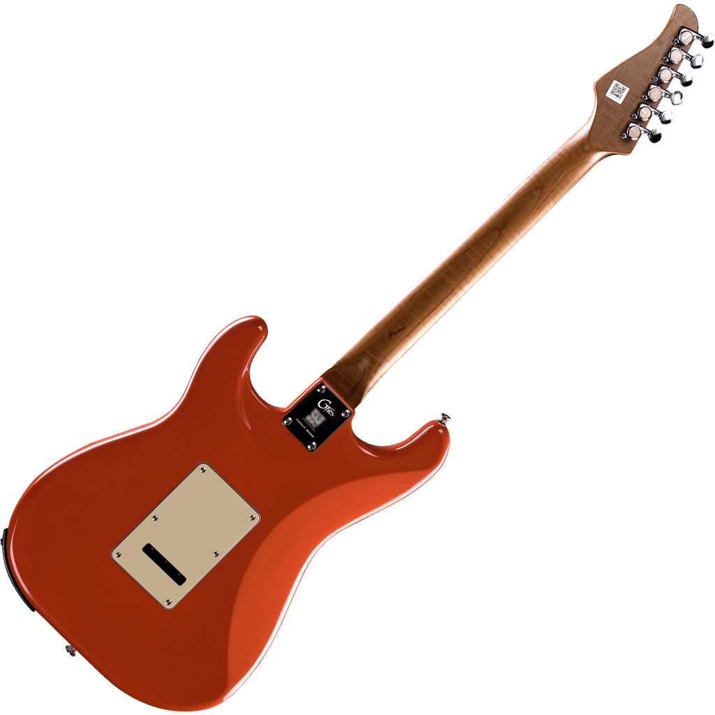 MOOER GTRS PRO 800 FIESTA RED RN Inteligent Guitar With Built In Effects & Programmable App + £225 Of Custom Pro Setup & Backup Service - Richards Guitars Of Stratford Upon Avon