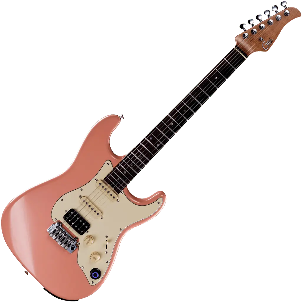 Buy MOOER GTRS PRO 800 FLAMINGO PINK RN Inteligent Guitar With Built In Effects & Programmable App + £225 Of Custom Pro Setup & Backup Service