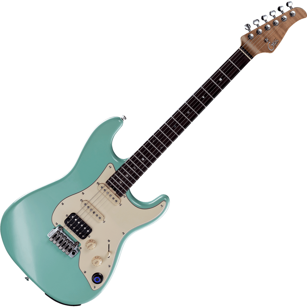 MOOER GTRS PRO 800 MINT GREEN RN Inteligent Guitar With Built In Effects & Programmable App + £225 Of Custom Pro Setup & Backup Service - Richards Guitars Of Stratford Upon Avon