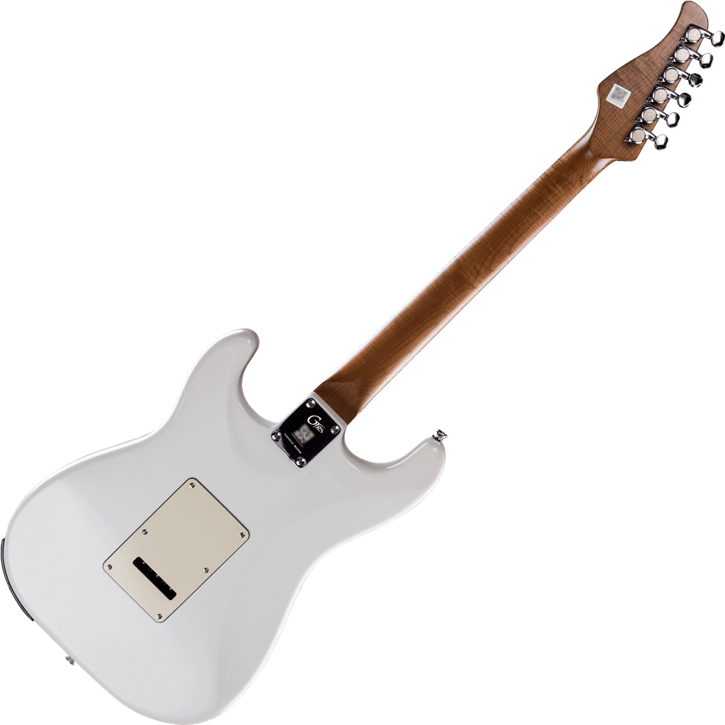MOOER GTRS PRO 800 OLYMPIC WHITE RN Inteligent Guitar With Built In Effects & Programmable App + £225 Of Custom Pro Setup & Backup Service - Richards Guitars Of Stratford Upon Avon
