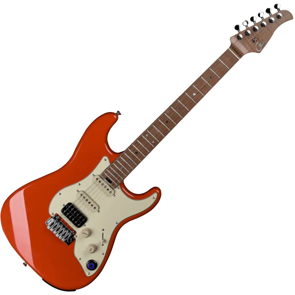 Buy MOOER GTRS PRO 801 FIESTA RED MN Inteligent Guitar With Built In Effects & Programmable App + £225 Of Custom Pro Setup & Backup Service