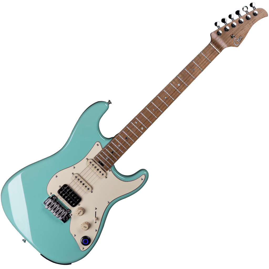 MOOER GTRS PRO 801 MINT GREEN MN Inteligent Guitar With Built In Effects & Programmable App + £225 Of Custom Pro Setup & Backup Service - Richards Guitars Of Stratford Upon Avon