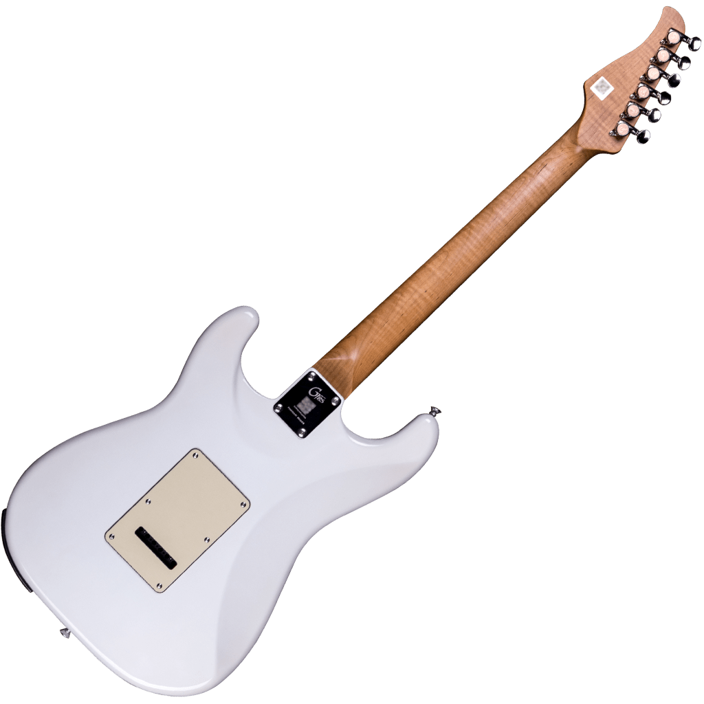 MOOER GTRS PRO 801 OLYMPIC WHITE MN Inteligent Guitar With Built In Effects & Programmable App + £225 Of Custom Pro Setup & Backup Service - Richards Guitars Of Stratford Upon Avon