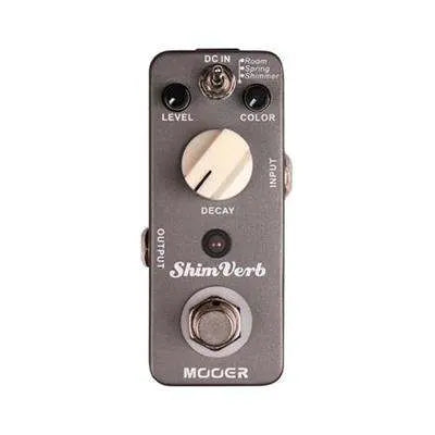 MOOER SHIM VERB DIGITAL REVERB PEDAL - Richards Guitars Of Stratford Upon Avon