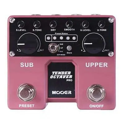 MOOER TENDER OCTAVER PRO OCTAVE TWIN PEDAL - Richards Guitars Of Stratford Upon Avon