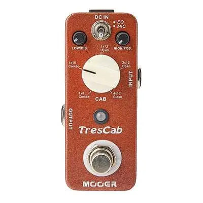 MOOER TRESCAB SPEAKER SIM PEDAL - Richards Guitars Of Stratford Upon Avon