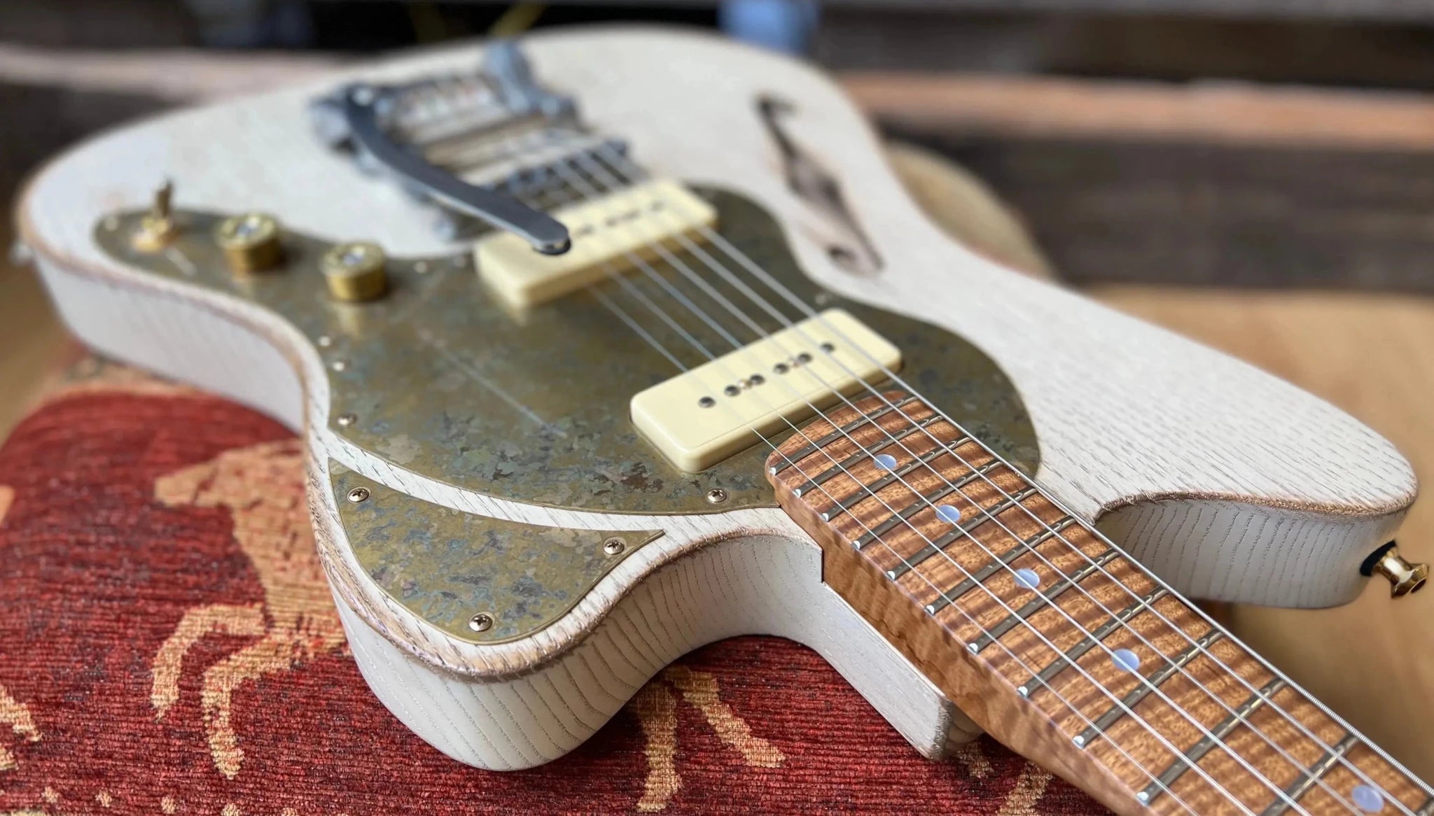 Paoletti 112 Lounge Series 2P90 W' Bigsby - Richards Guitars Of Stratford Upon Avon