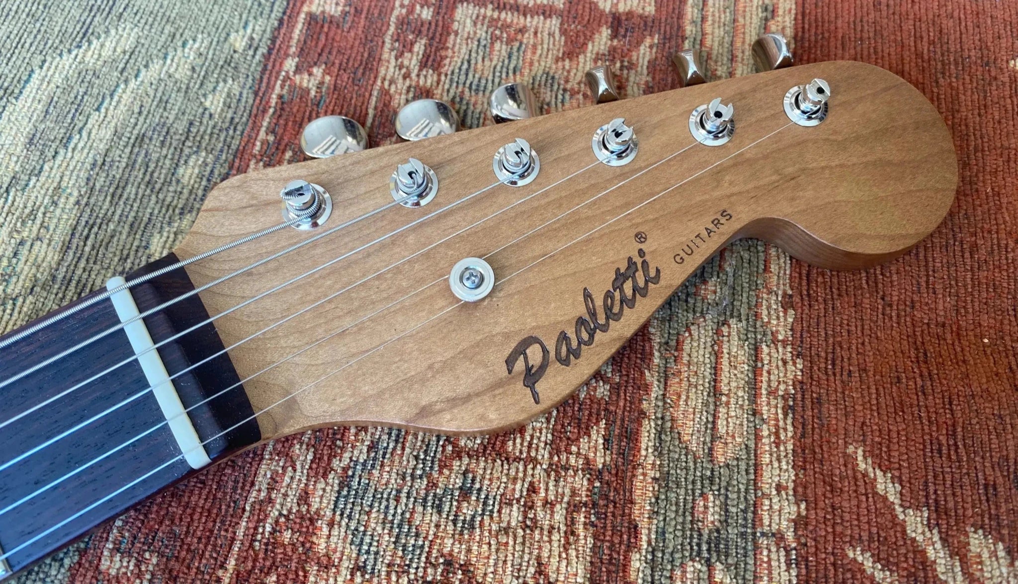 Paoletti Guitar Nancy Wine SS - Richards Guitars Of Stratford Upon Avon