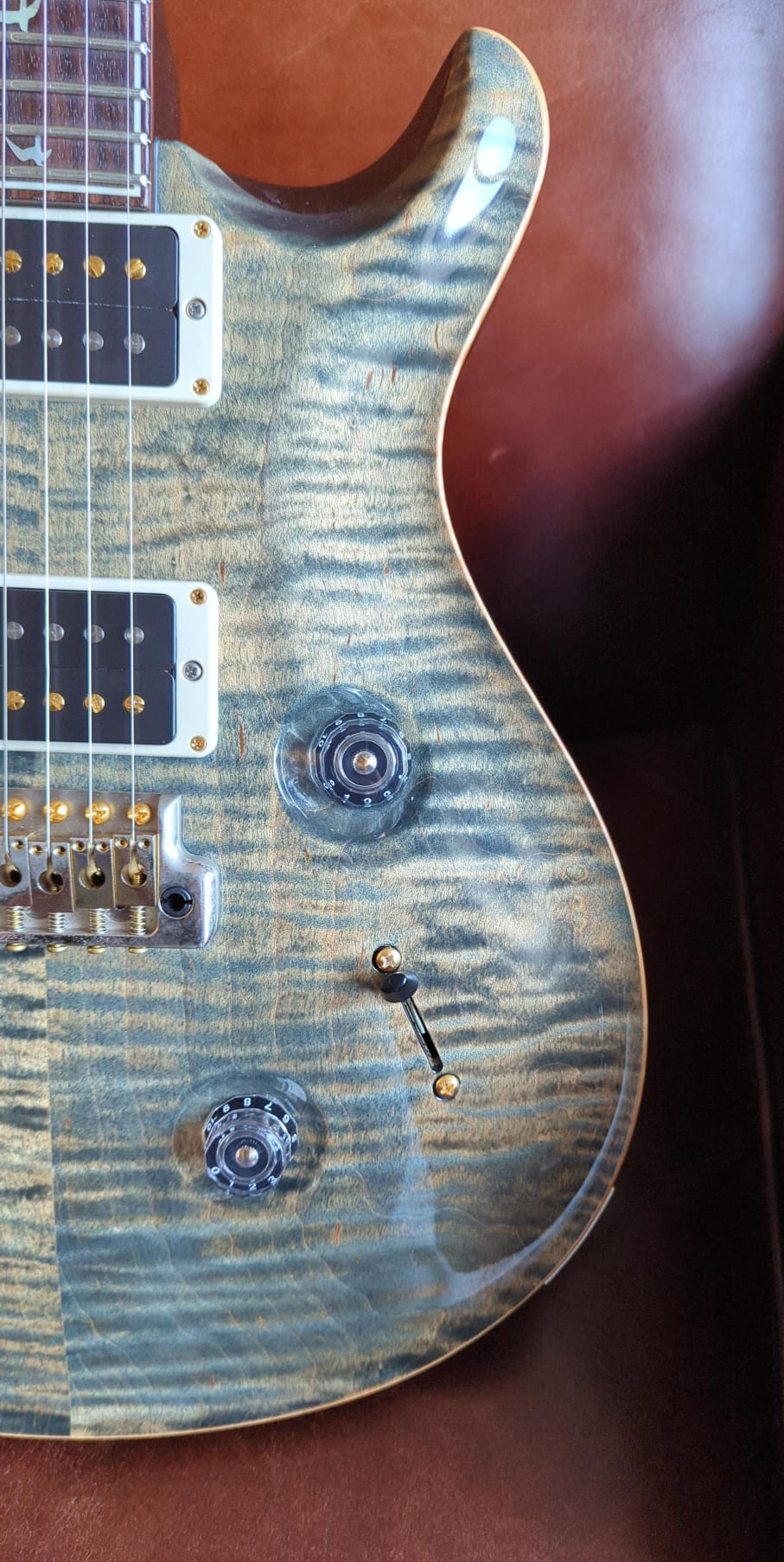 PRS 30th anniversary custom 24 Faded Whale Blue (Used) - Richards Guitars Of Stratford Upon Avon