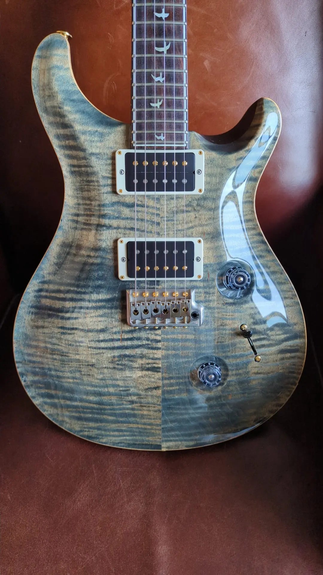 PRS 30th anniversary custom 24 Faded Whale Blue (Used) - Richards Guitars Of Stratford Upon Avon