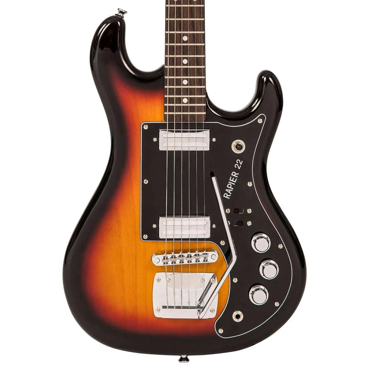 Rapier 22 Electric Guitar ~ 3 Tone Sunburst - Richards Guitars Of Stratford Upon Avon