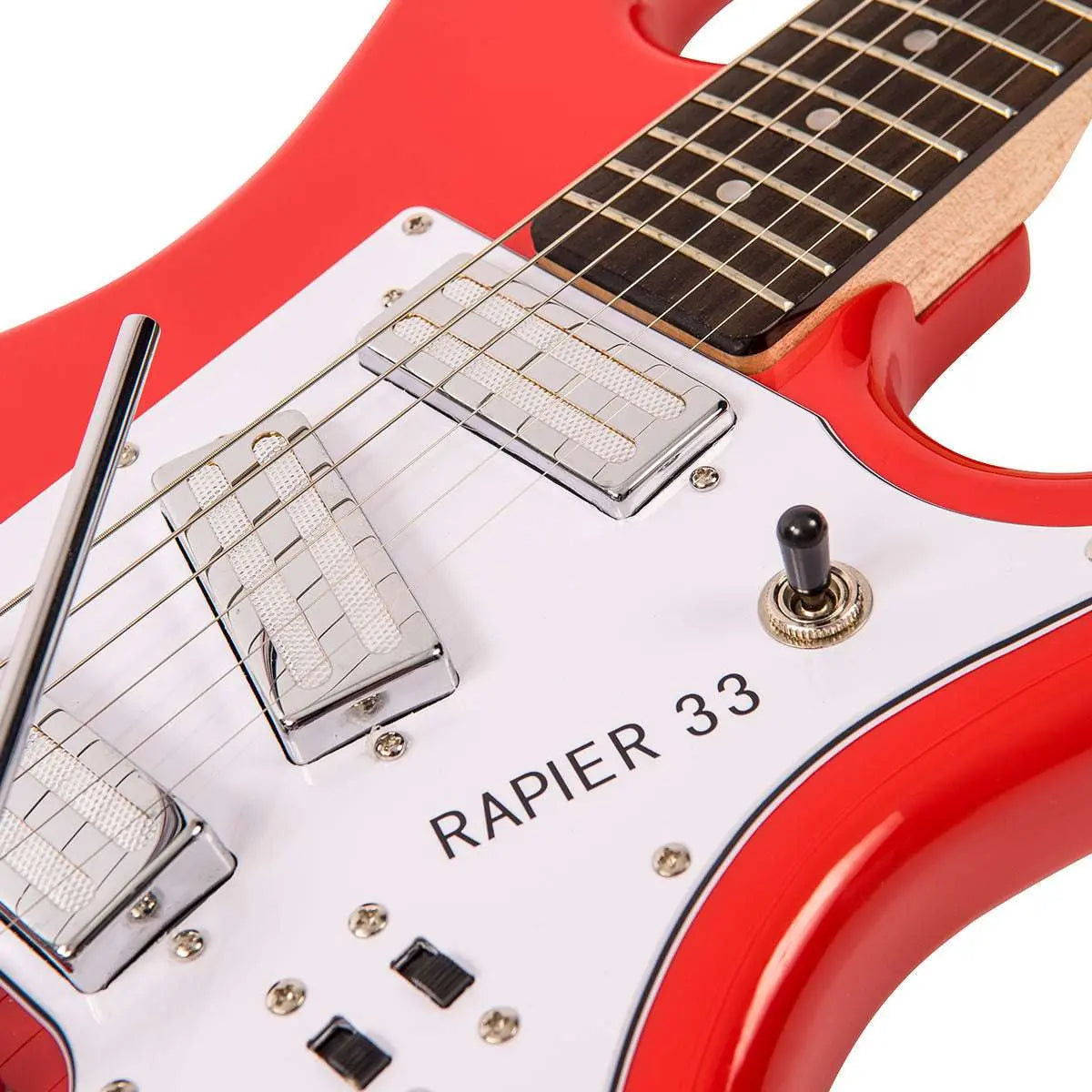 Rapier 33 Electric Guitar ~ Fiesta Red - Richards Guitars Of Stratford Upon Avon