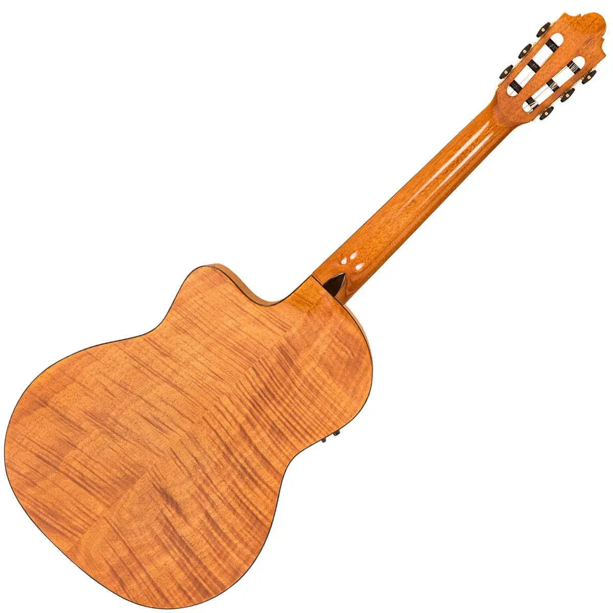 Santos Martinez Allegro Cutaway Electro - Classic Guitar ~ Natural High Gloss - Richards Guitars Of Stratford Upon Avon