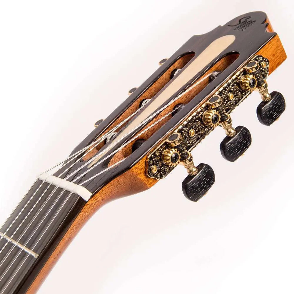 Santos Martinez Allegro Cutaway Electro - Classic Guitar ~ Natural High Gloss - Richards Guitars Of Stratford Upon Avon