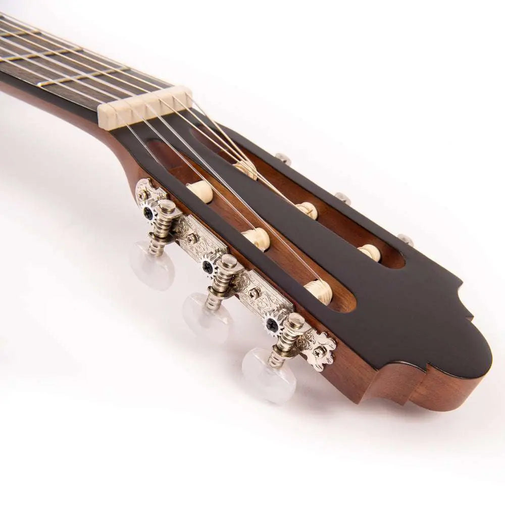 Santos Martinez Principante 4/4 Size Classic Guitar ~ Natural Open Pore - Richards Guitars Of Stratford Upon Avon