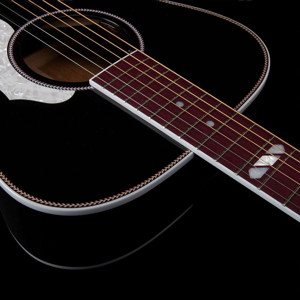 Seagull Artist LTD Electro-Acoustic Guitar ~ Tuxedo Black Anthem with Bag, for sale at Richards Guitars.