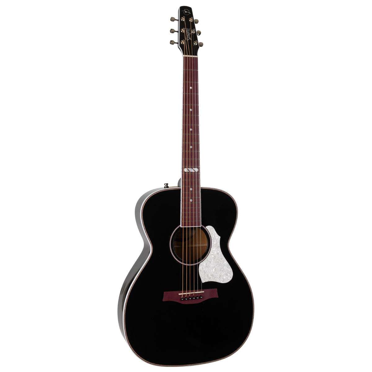 Seagull Artist LTD Electro-Acoustic Guitar ~ Tuxedo Black Anthem with Bag,  for sale at Richards Guitars.