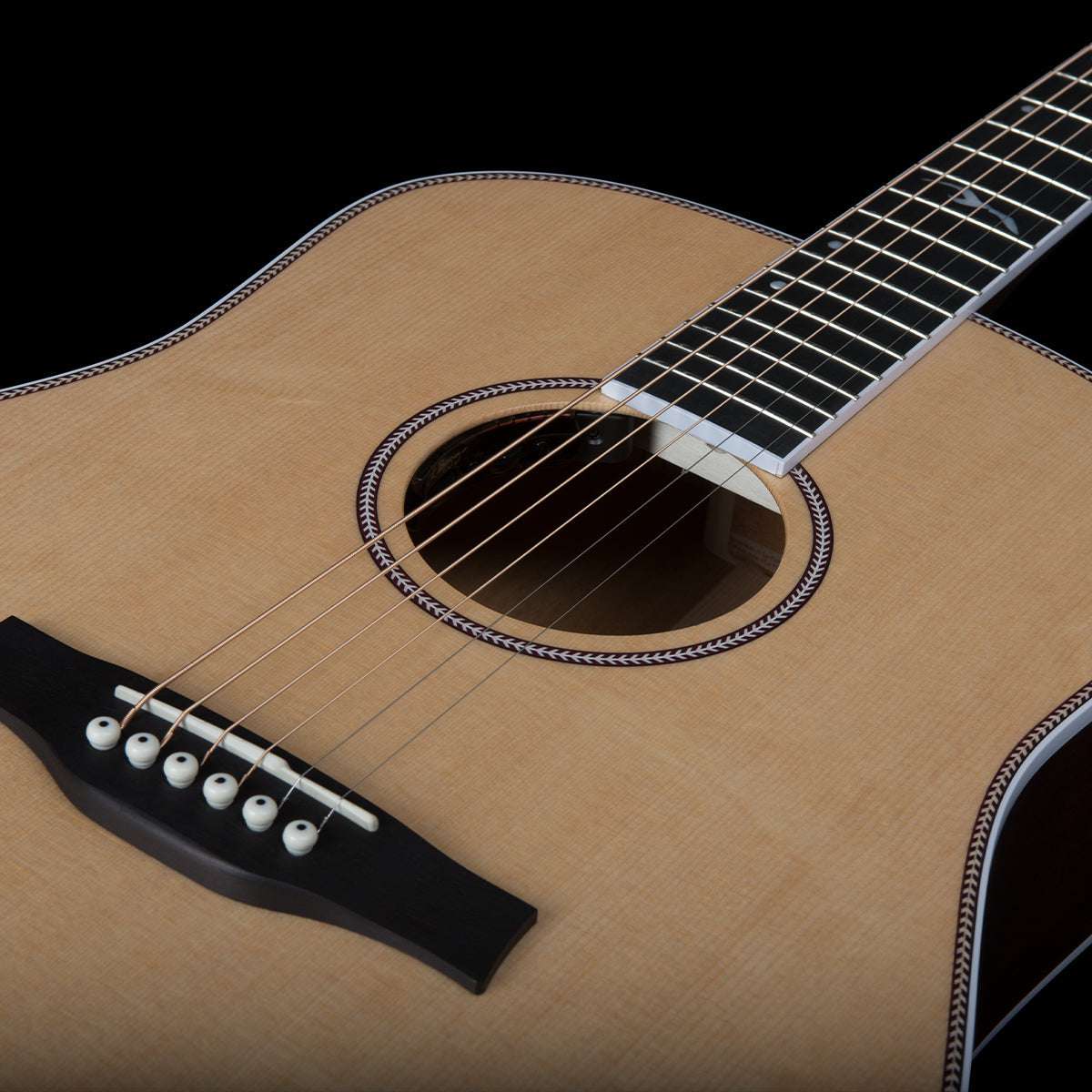Seagull Artist Mosaic Anthem Electro-Acoustic Guitar ~ Natural with Bag, for sale at Richards Guitars.