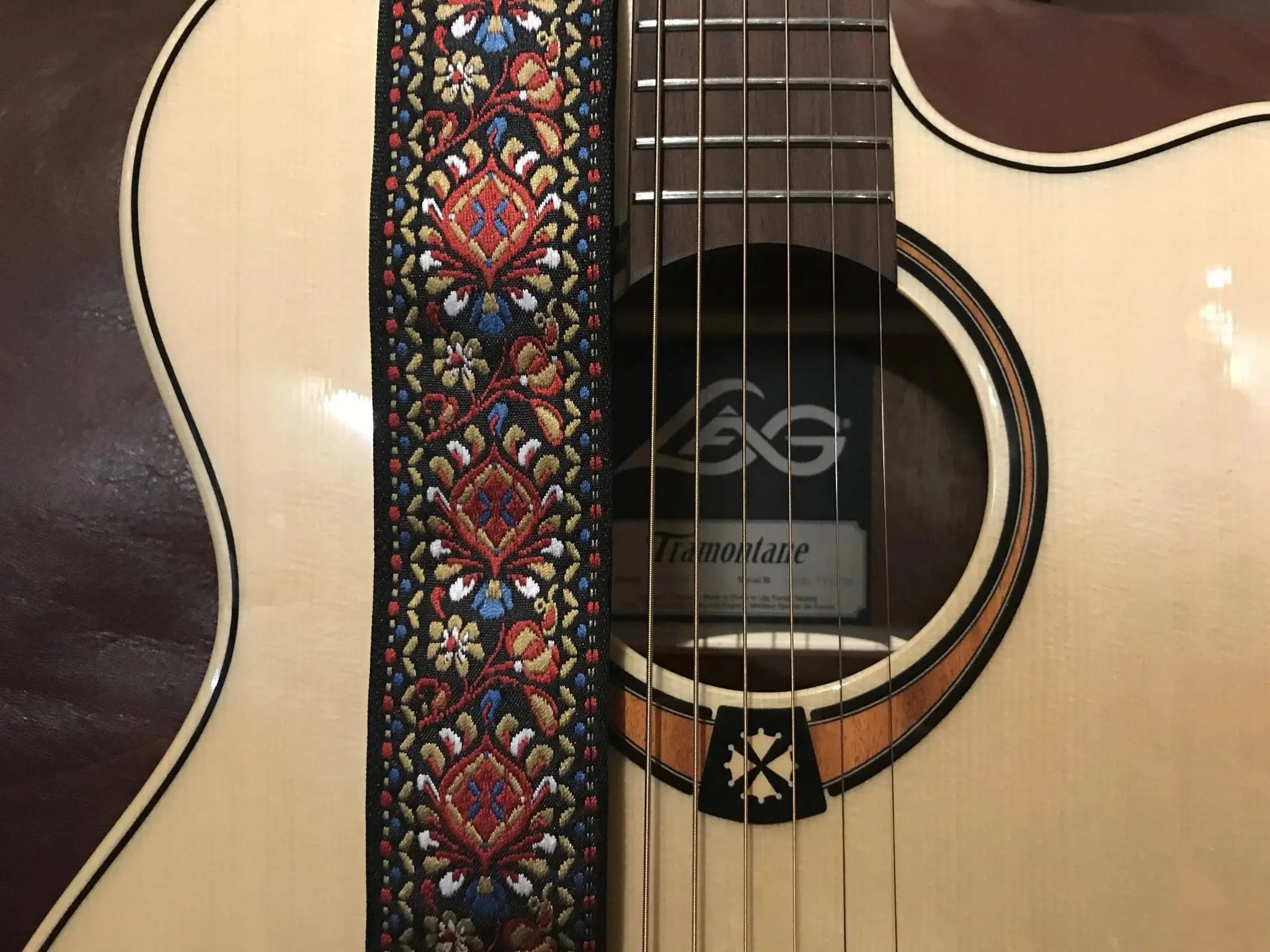 Buy SMJ Reserve Collection "Peacock" Guitar Strap