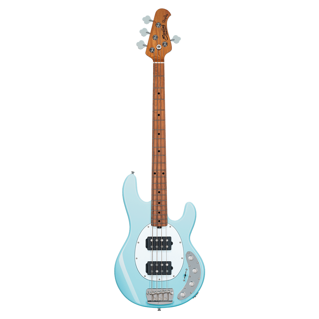 Sterling By MusicMan Stingray 4 HH Daphne Blue - Richards Guitars Of Stratford Upon Avon