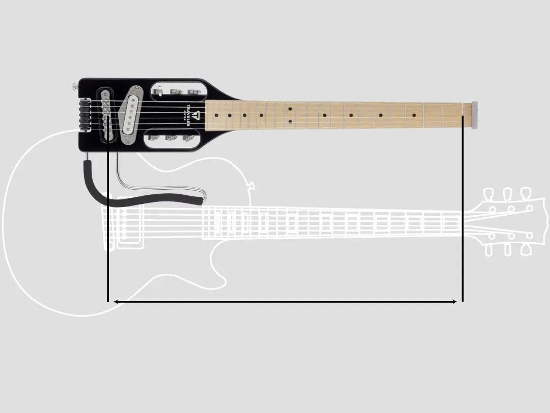 Traveler Ultralight Travel Electric Guitar - Single Coil Model - Richards Guitars Of Stratford Upon Avon
