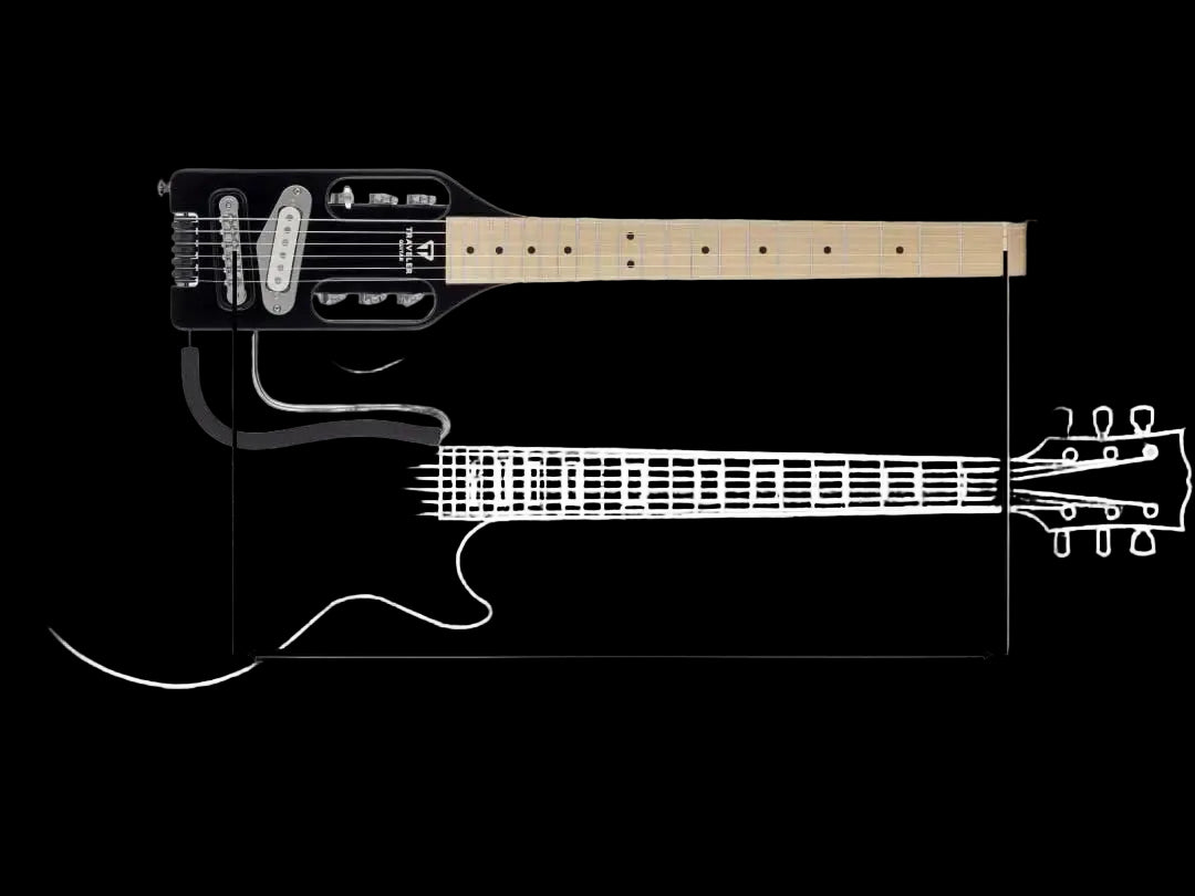 Traveler Ultralight Travel Electric Guitar - Single Coil Model - Richards Guitars Of Stratford Upon Avon