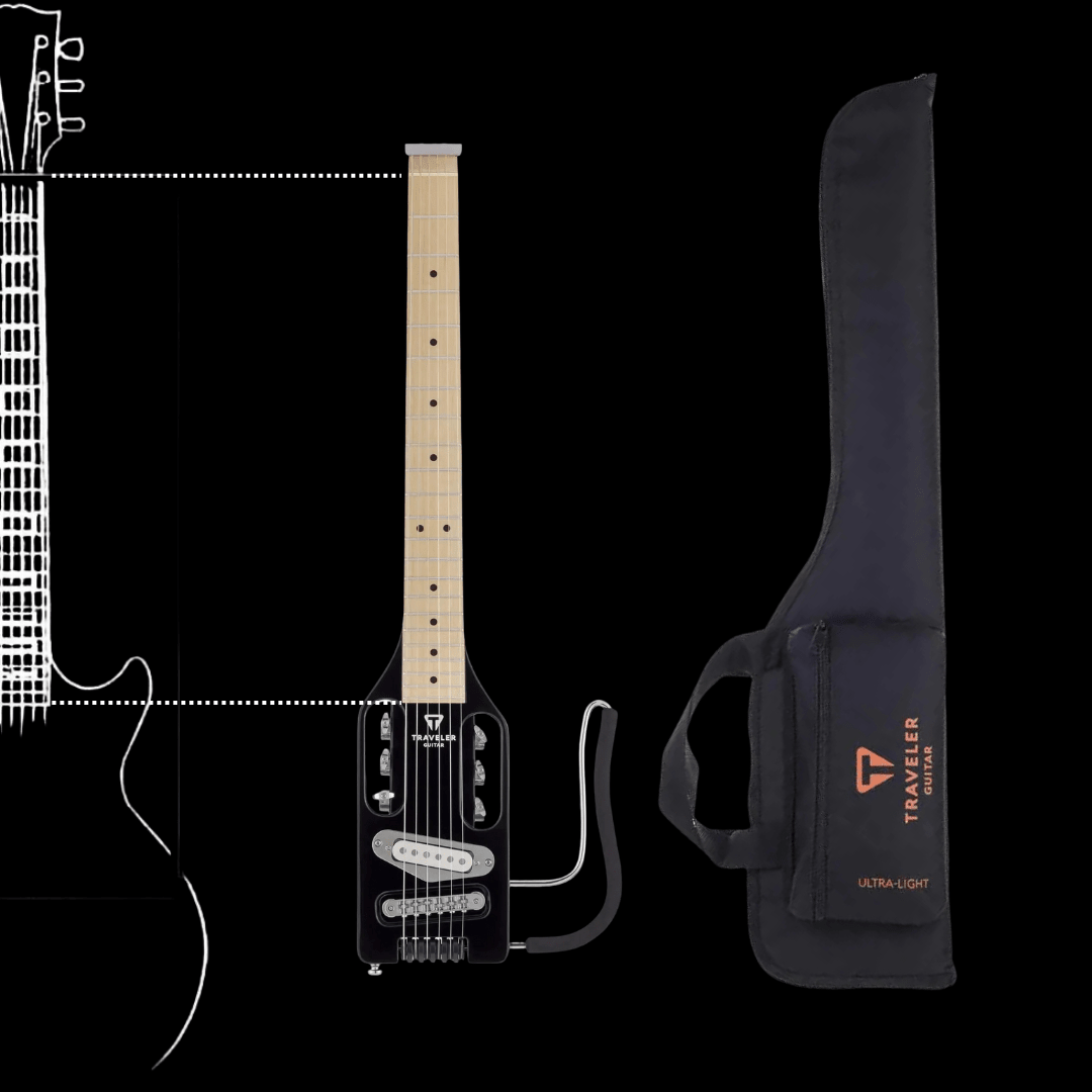 Traveler Ultralight Travel Electric Guitar - Single Coil Model - Richards Guitars Of Stratford Upon Avon