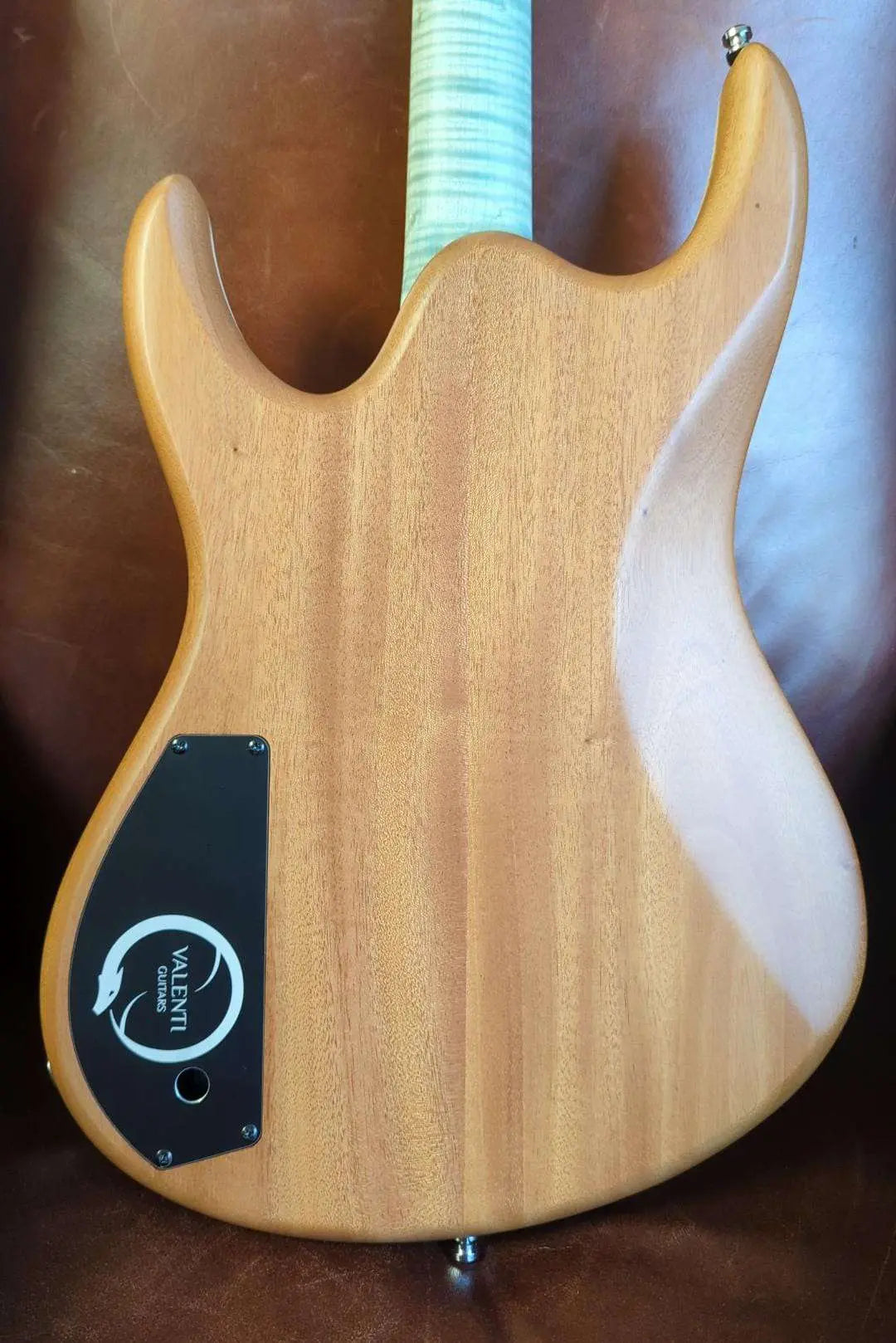 Valenti Nebula Carved HS Ice Blue - Richards Guitars Of Stratford Upon Avon