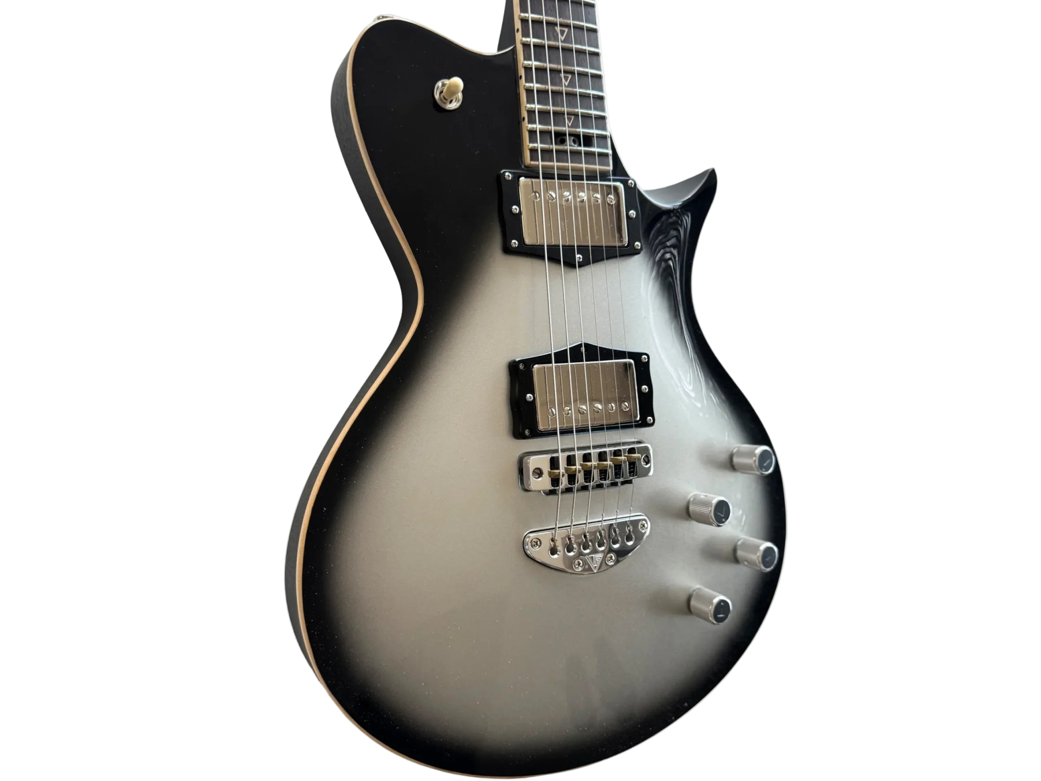 Valiant Smith Silverburst Electric Guitar - Richards Guitars Of Stratford Upon Avon