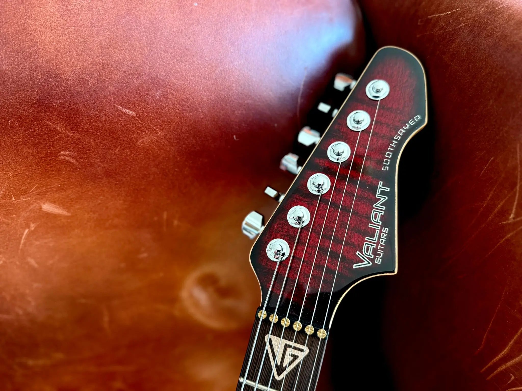 Valiant Soothsayer The Sage Burgundy Red - Richards Guitars Of Stratford Upon Avon