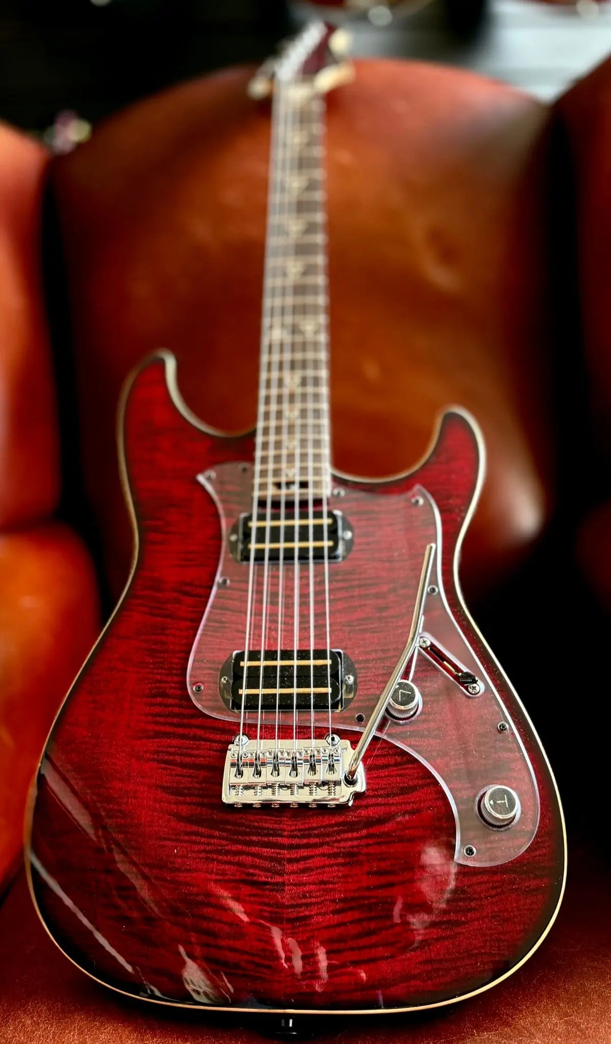 Valiant Soothsayer The Sage Burgundy Red - Richards Guitars Of Stratford Upon Avon
