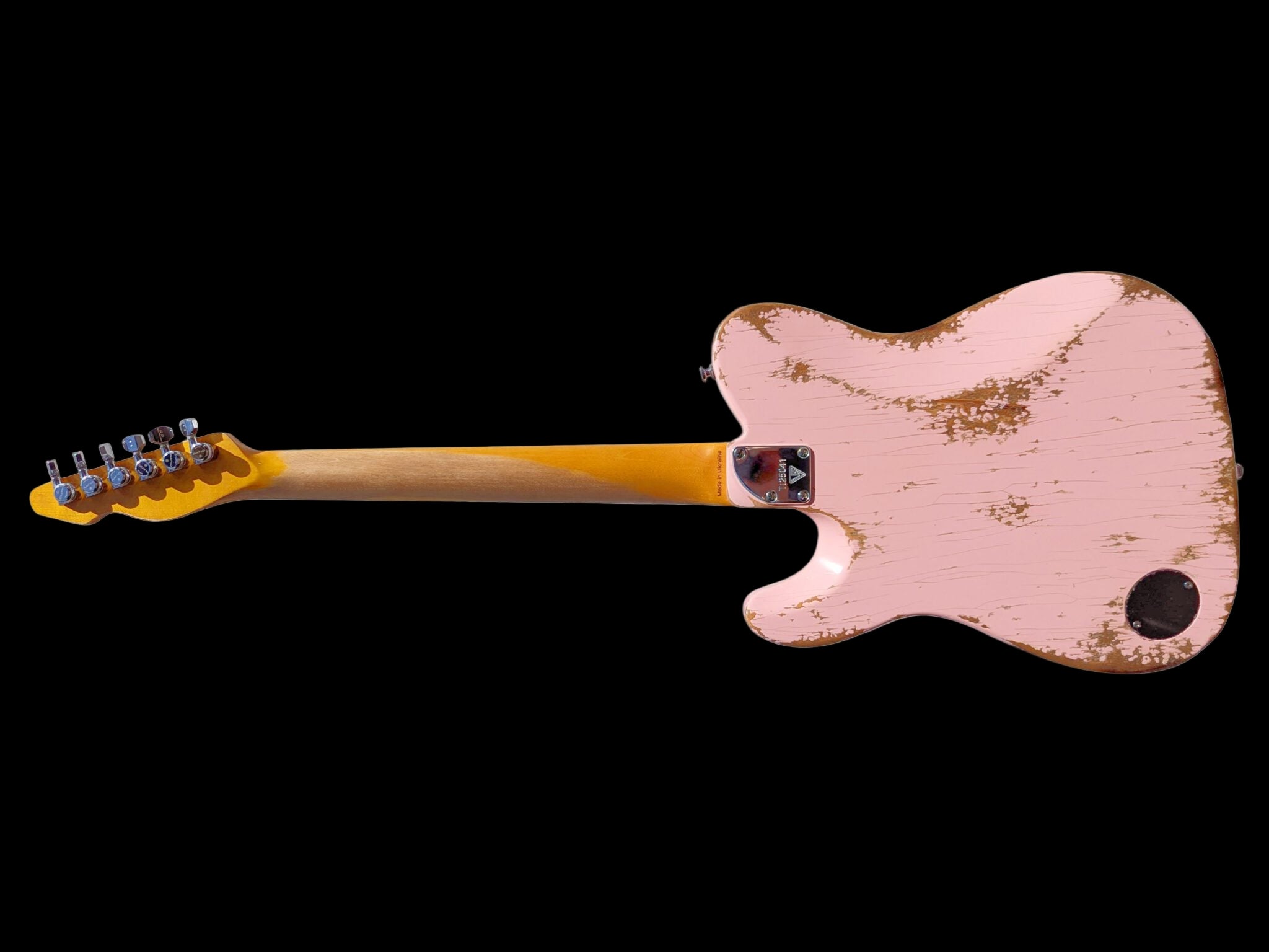 Valiant Titan Distressed Mola Pink - Richards Guitars Of Stratford Upon Avon