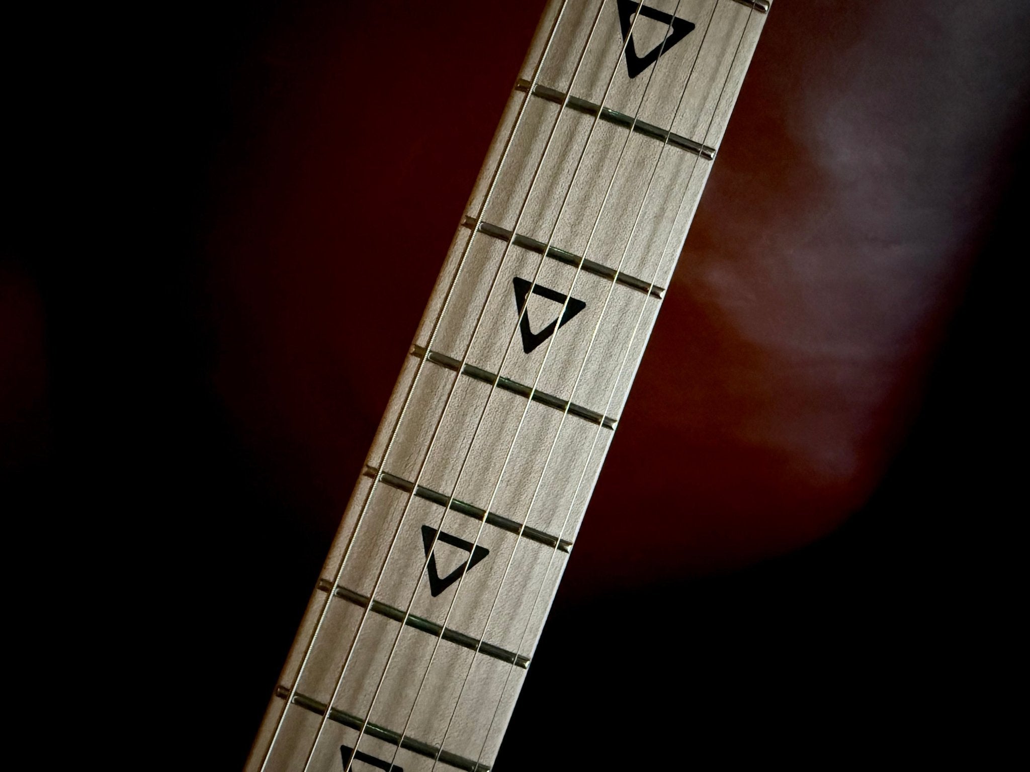 Valiant Titan Ruby Satin Electric Guitar With Stainless Steel Frets Upgrade - Richards Guitars Of Stratford Upon Avon