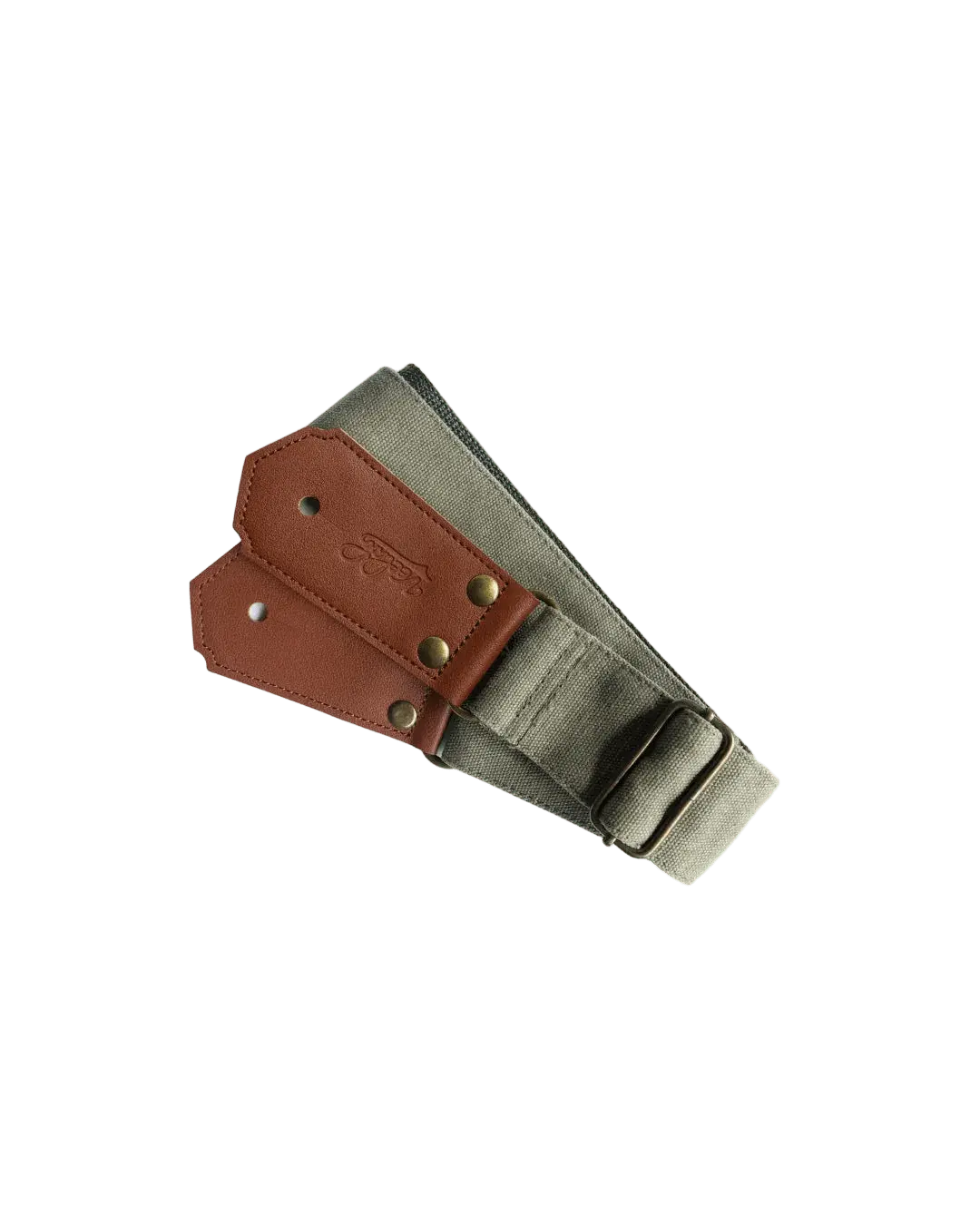 Buy Veelah Navy Green Canvas Guitar Strap