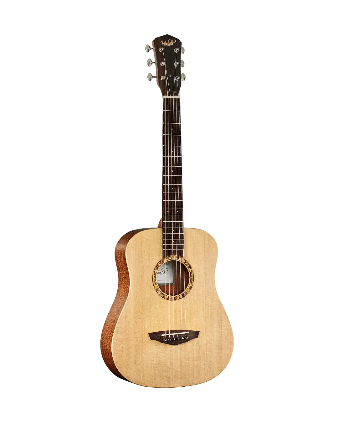 Buy Veelah Togo Solid Top Spruce Acoustic Travel Guitar w/ Gig Bag