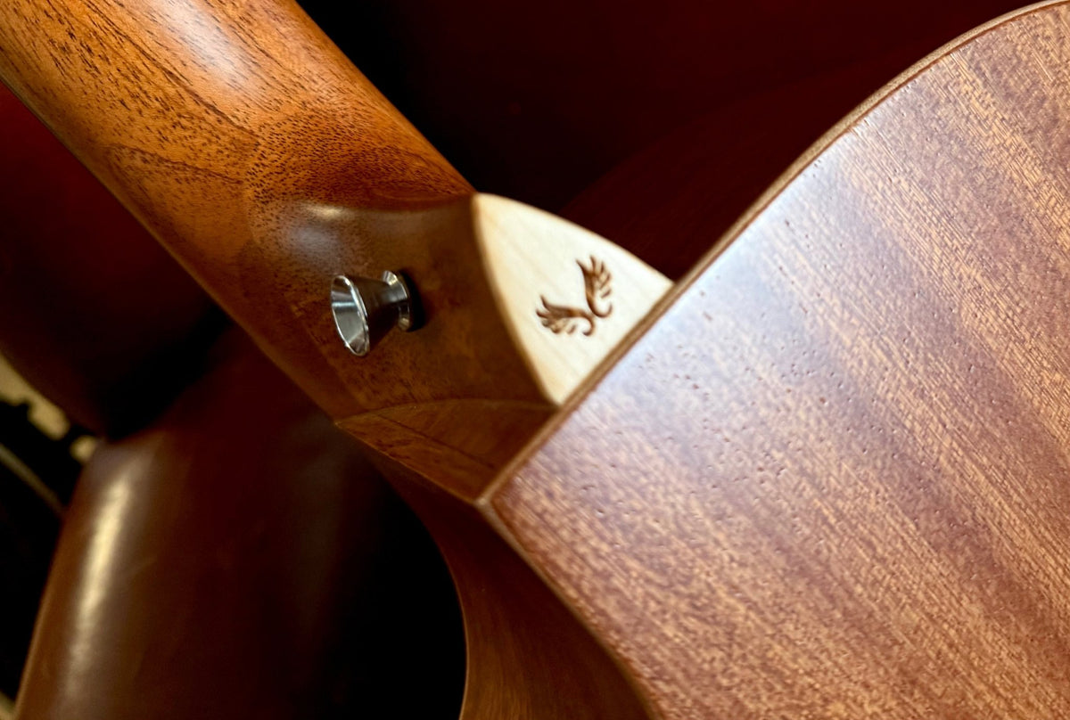 Veelah V1 GAC Solid Top Spruce Acoustic Guitar w/ Gig Bag - Richards Guitars Of Stratford Upon Avon