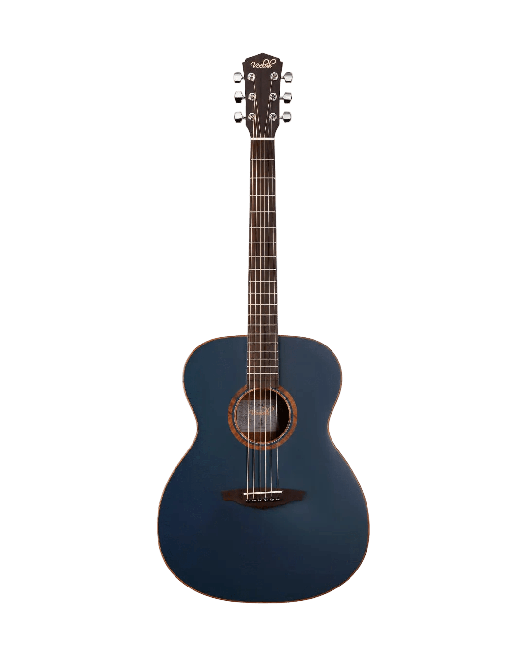 Veelah V1 OM Solid Top Navy Spruce w/ Gig Bag - Richards Guitars Of Stratford Upon Avon