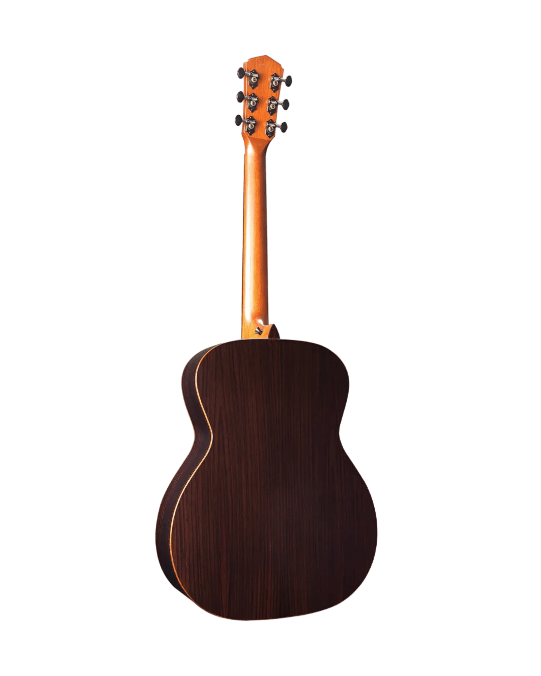 Veelah V4 OM Solid Top Rosewood Armrest Satin Black Acoustic Guitar w/ Gig Bag - Richards Guitars Of Stratford Upon Avon