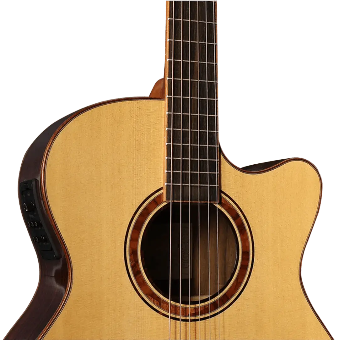 Buy Veelah V5 OMC Solid Top Spruce Electro Acoustic Guitar w/ Gig Bag