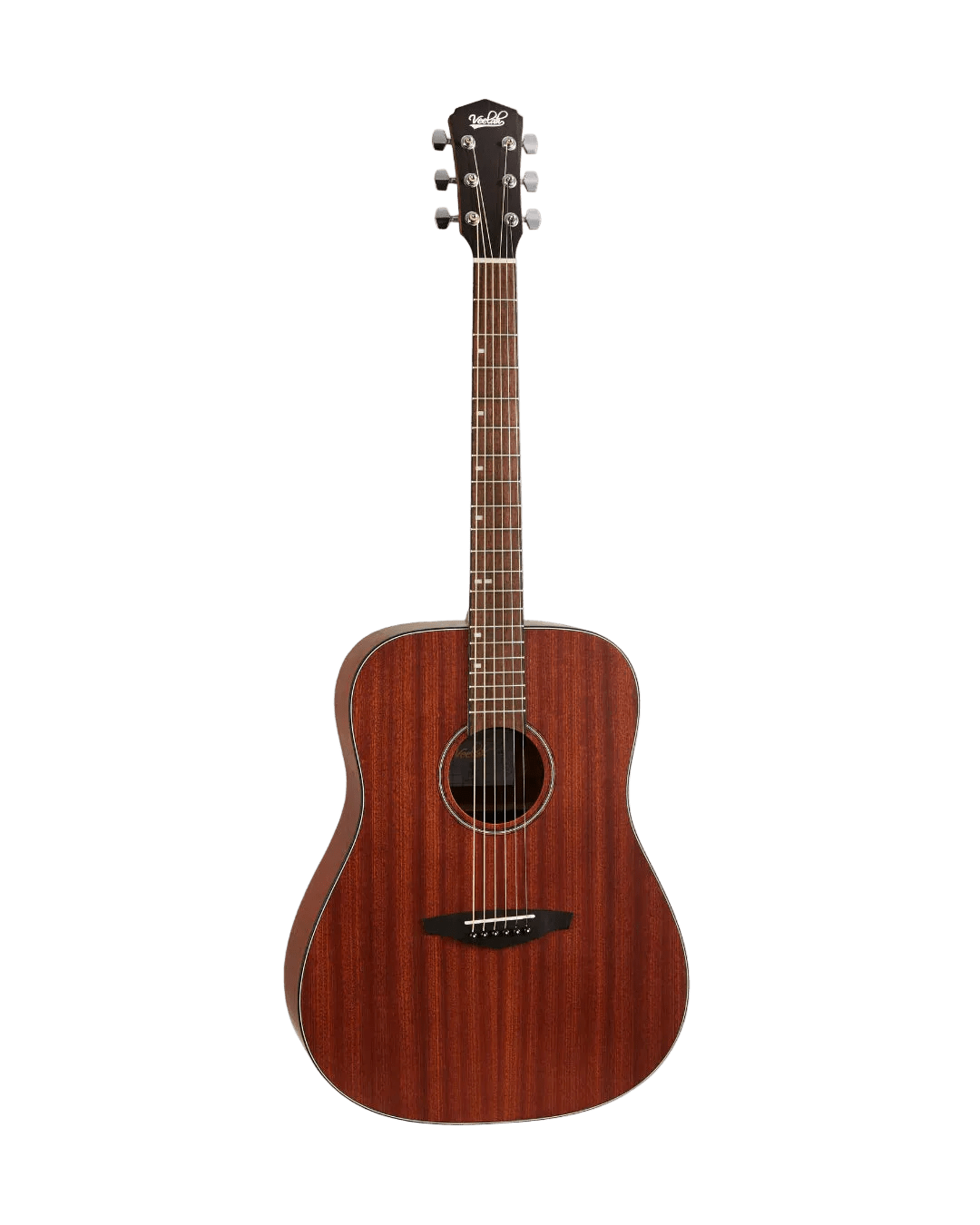 Veelah Vero Dreadnought Mahogany Top Acoustic Guitar w/ Gig Bag - Richards Guitars Of Stratford Upon Avon