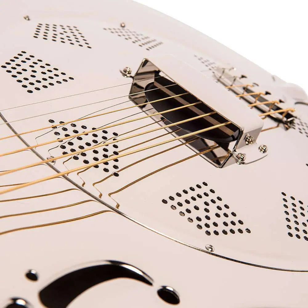 Vintage AMG1 Resonator Guitar ~ Chrome - Richards Guitars Of Stratford Upon Avon