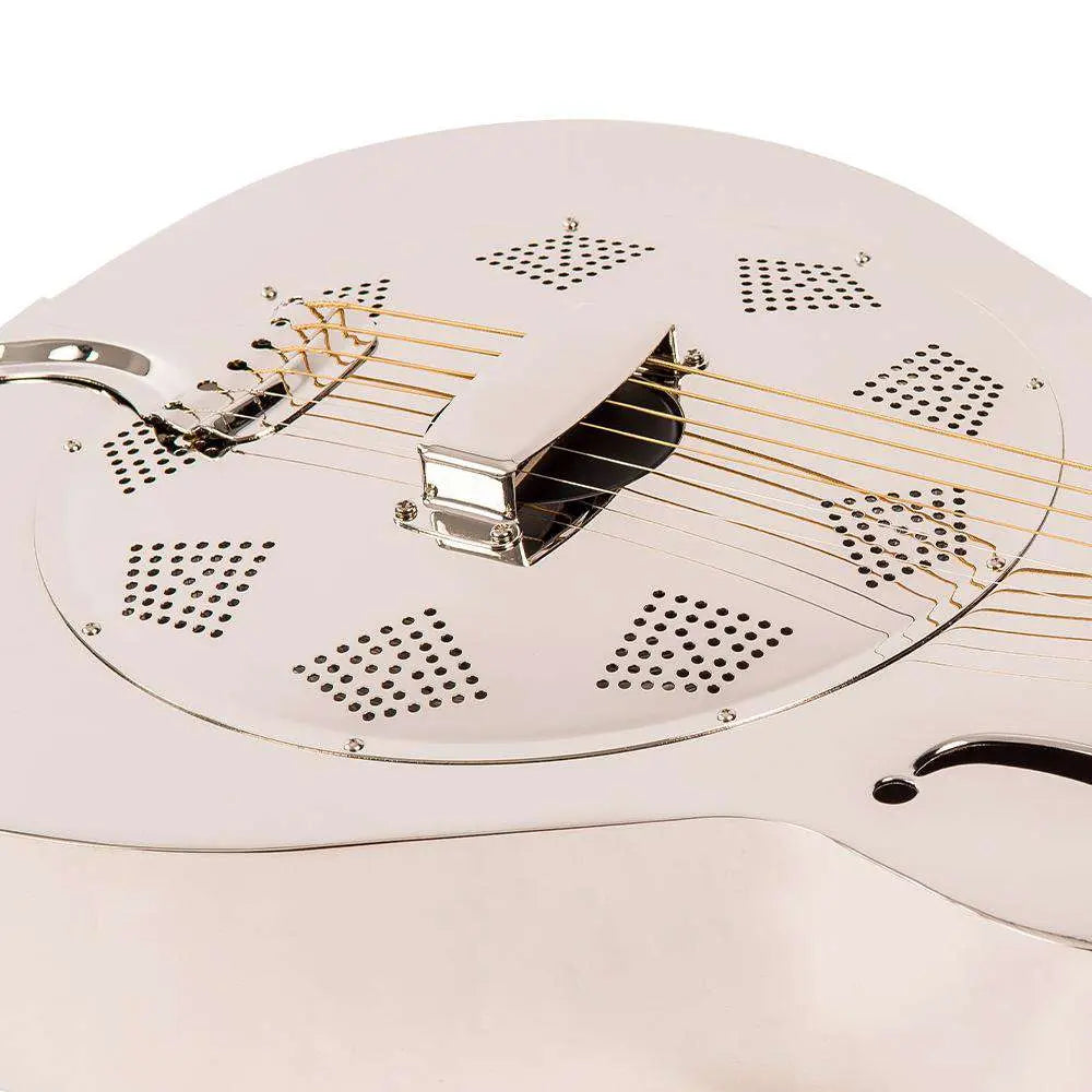 Vintage AMG1 Resonator Guitar ~ Chrome - Richards Guitars Of Stratford Upon Avon