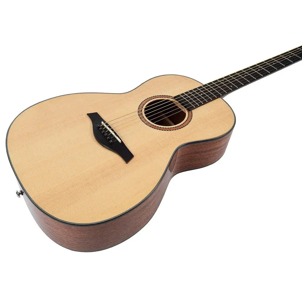 Vintage Performer Series Acoustic Parlour Guitar ~ Natural Gloss - Richards Guitars Of Stratford Upon Avon