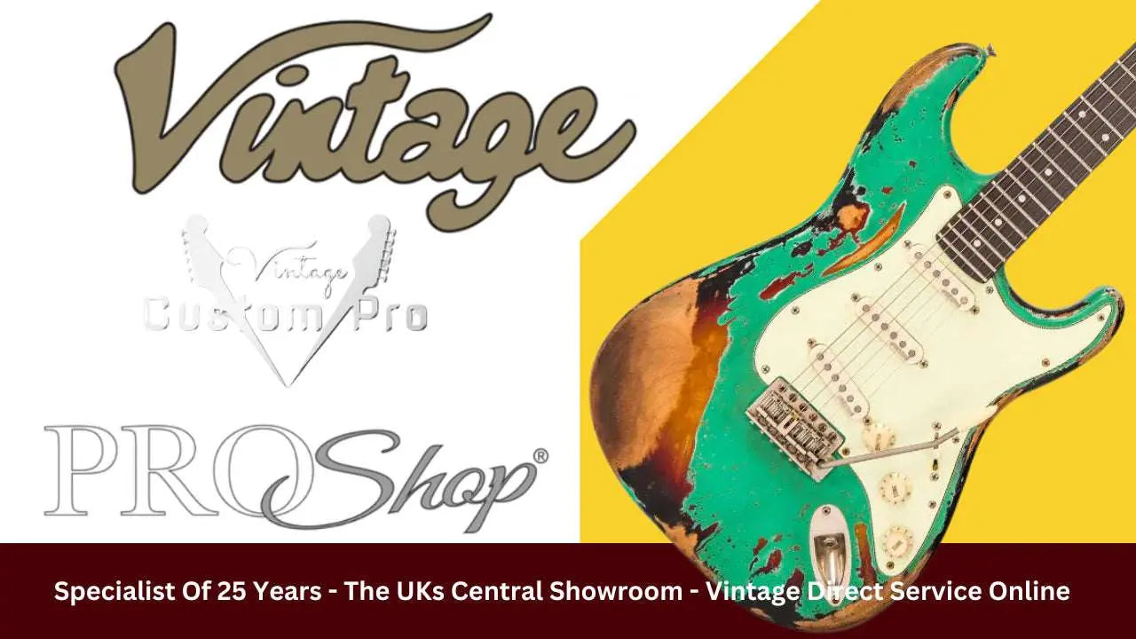 Vintage ProShop V6 "Industrial Punk" Custom Inc. Exclusive Vintage Custom Pro Setup - Richards Guitars Of Stratford Upon Avon