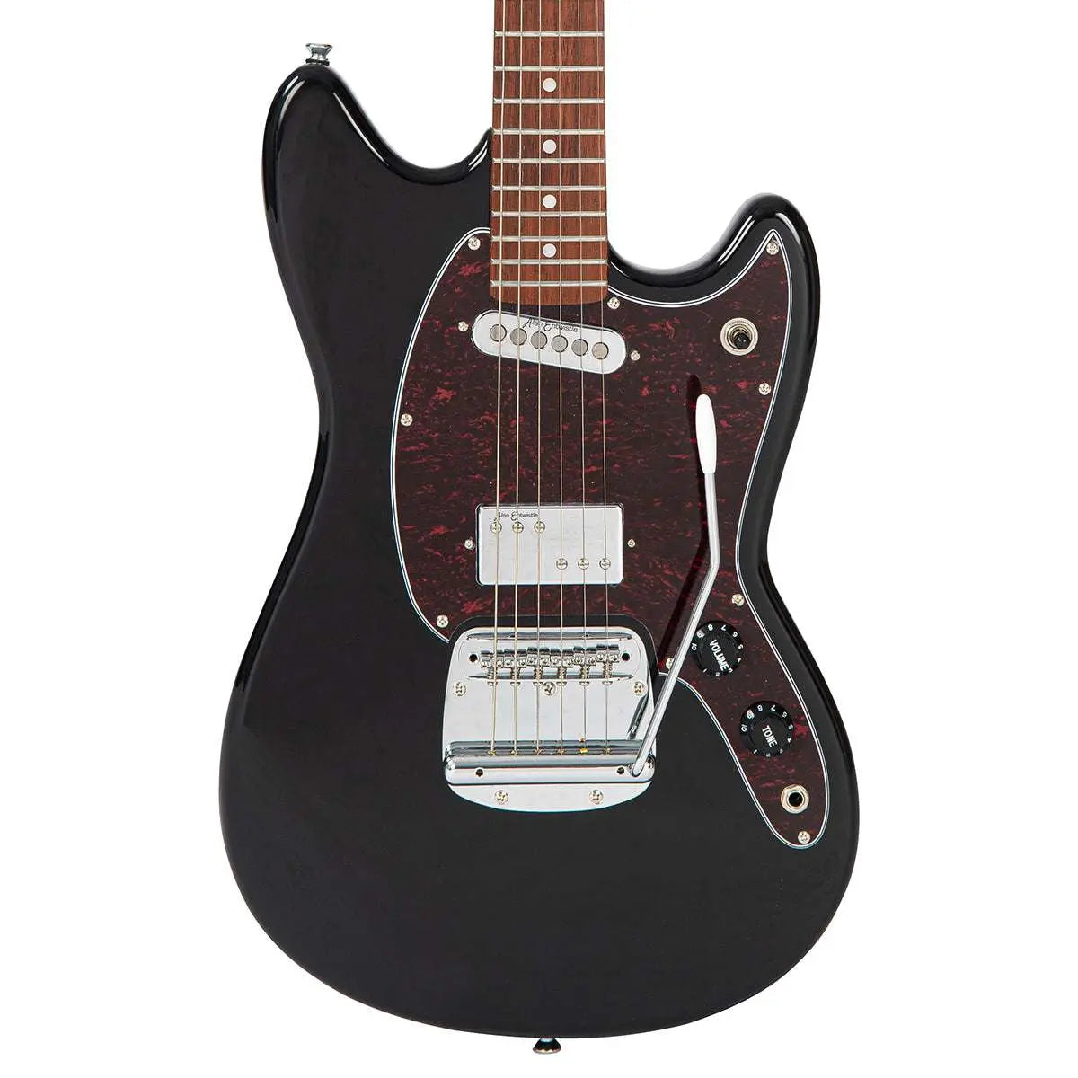 Vintage REVO Series 'Colt' HS Duo Electric Guitar ~ Boulevard Black - Richards Guitars Of Stratford Upon Avon