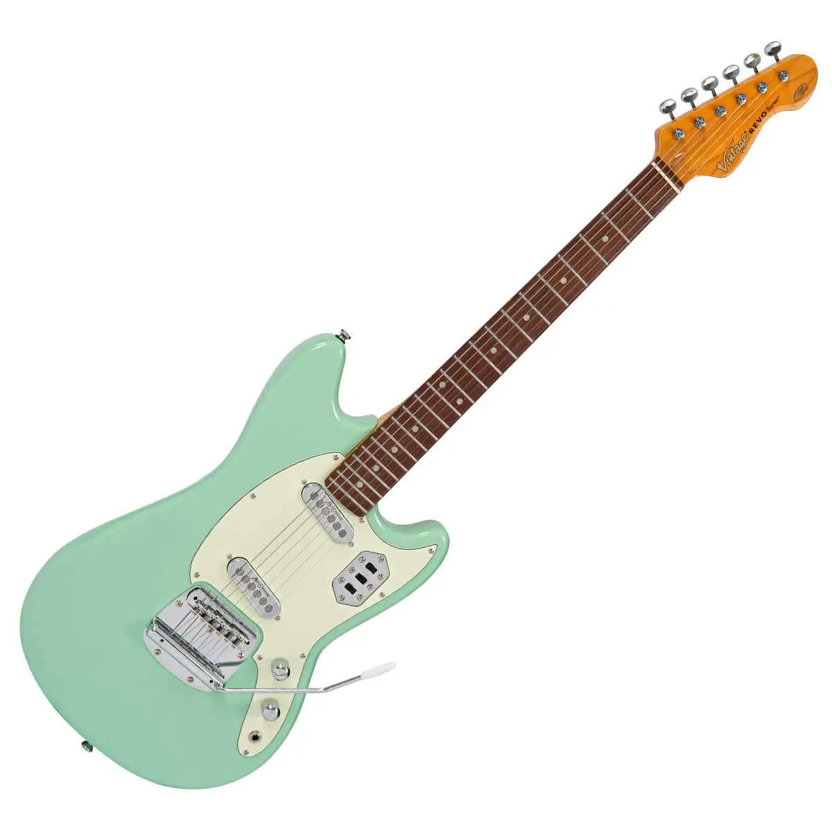 Vintage REVO Series 'Colt SS Twin' ~ Ventura Green - Richards Guitars Of Stratford Upon Avon