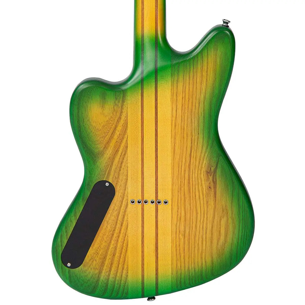 Vintage REVO Series 'Integra' Guitar ~ Green/Yellow Burst - Richards Guitars Of Stratford Upon Avon